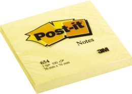 Notes samoprzylepny Post-It żółty 100k 76mm x 76mm