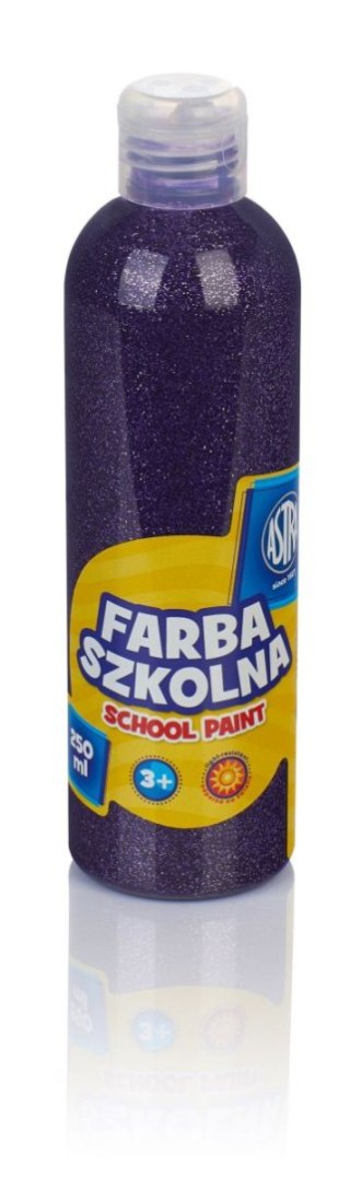 Farby plakatowe szkolne kolor: fioletowy 250ml 1 kolor. Astra