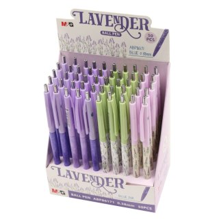 Długopis standardowy lavender ABP86171 KP50 wkład niebieski 0,5mm M&G (MG ABP86171 KP50)