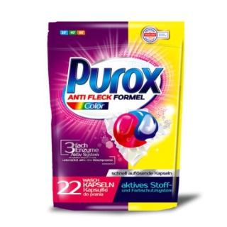 Kapsułki do prania PUROX 22szt.