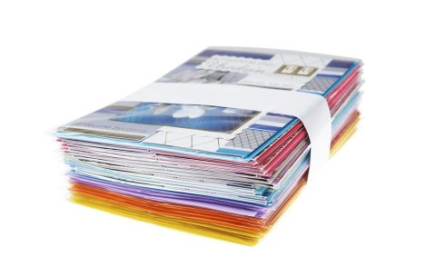 Kartka składana składana urodziny z paskiem B6 Pol-mak (B6B)