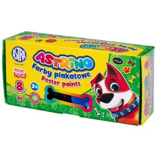 Farby plakatowe kolor: mix 20ml 8 kolor. Astra (301221002)