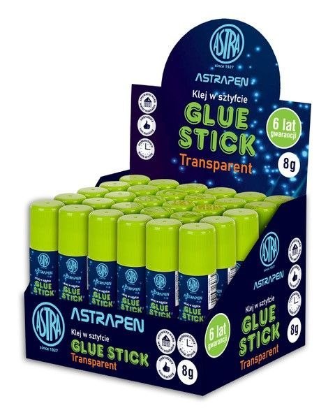 Klej w sztyfcie Transparent 8g Astra (401120004)