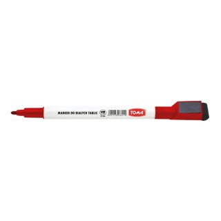 Marker suchościeralny wkład czerwony 1,0mm okrągła końcówka Toma (TO-268)