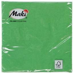 Serwetki Pol-mak - zielony [mm:] 330x330 (04)