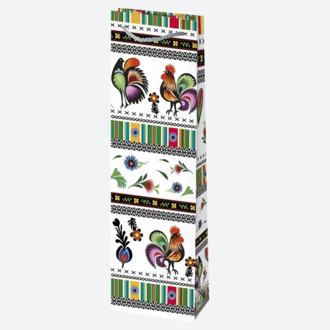 Torba prezentowa butelkowa [mm:] 120x400x 90 Pol-mak (T12)