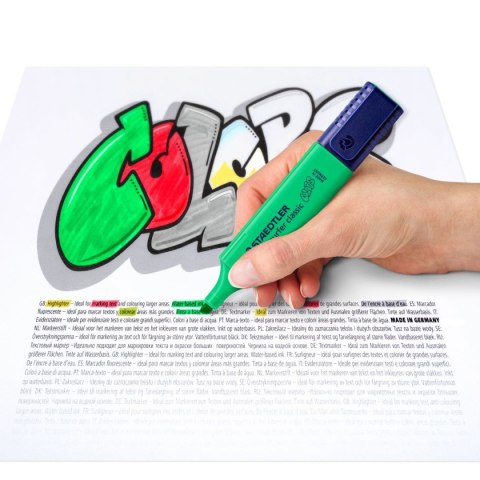 Zakreślacz 4 kolory wkład mix 1-5mm Staedtler (s 364-S WP4P)