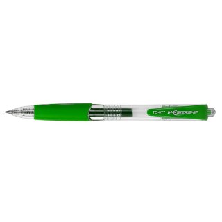 Długopis AUTOMATYCZNY wkład zielony 0,7mm Toma (TO-077)