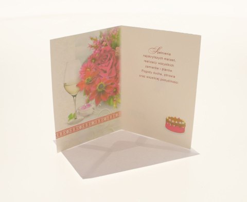 Kartka składana Imieniny B6 Top Graphic (BOGH)