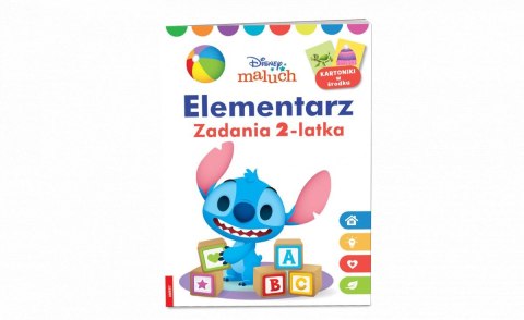 Książka dla dzieci Disney Maluch Elementarz Zadania 2-latka Ameet (MCK 9202)