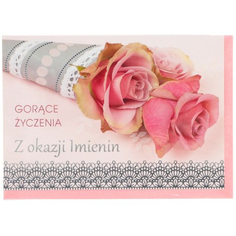 Kartka składana imieniny Extra B6 Pol-mak (b6x)