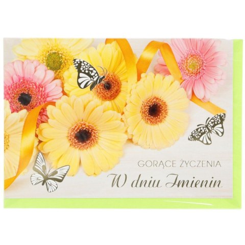 Kartka składana imieniny Extra B6 Pol-mak (b6x)