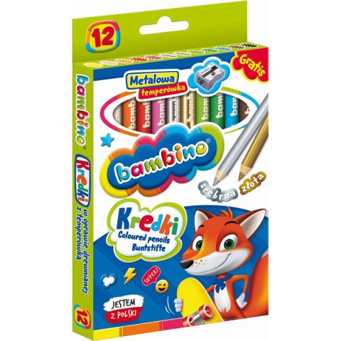 Kredki ołówkowe 12 kol. St.Majewski