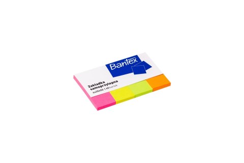 Notes samoprzylepny (karteczki) mix 160k [mm:] 20x50 Bantex (400086402)