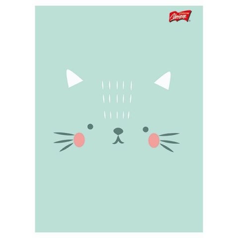 Zeszyt CUTE FACE A5 32k. krata Unipap