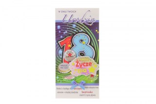 Kartka składana Lux 18-stka DL Top Graphic (DLXO)