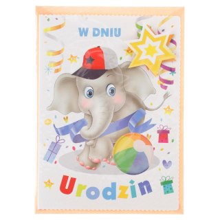 Kartka składana urodziny dzieci B6 Top Graphic (5907786924771)