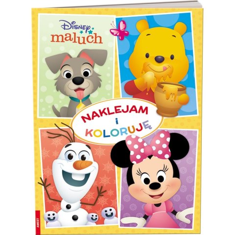 Książka dla dzieci Ameet Disney Maluch. Naklejam i Koloruję