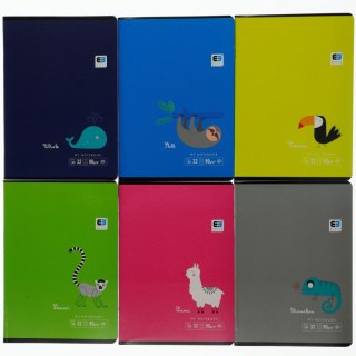 Zeszyt Black & Blue KIDS TROPIC A5 32k. 90g linia Interdruk (ZE32K=BBT)