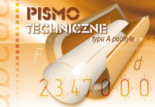 Blok do pisma technicznego pismo A pochyłe A4 10k Kreska