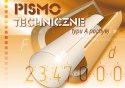 Blok do pisma technicznego pismo A pochyłe A4 10k Kreska