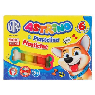 Plastelina 6 kol. mix Astrino (303221001)
