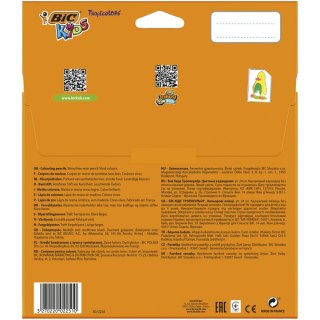Kredki ołówkowe Tropicolors 2 24 kol 24 kol. Bic Kids (832568)