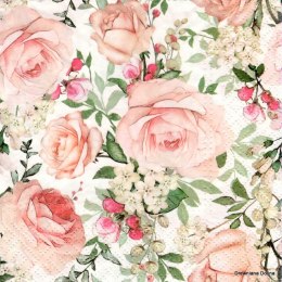 Serwetki Paw Gorgeous Roses - mix 330mm x 330mm (SDL122600)