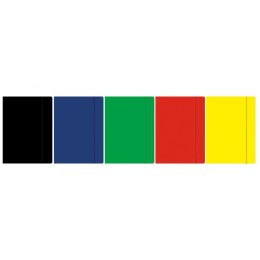 Teczka kartonowa na gumkę Rexus kolor A3 kolor: mix (601893)