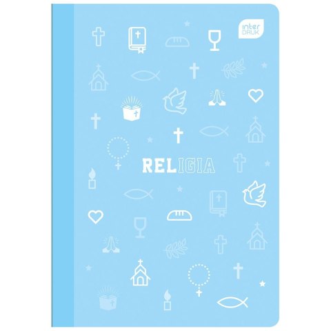 Zeszyt tematyczny RELIGIA A5 60k. 70g krata Interdruk