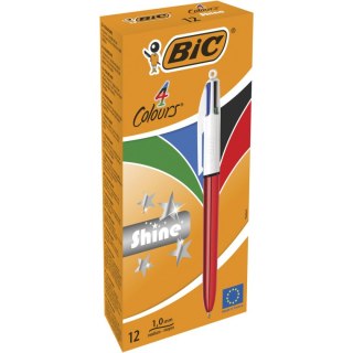 Długopis olejowy SHINE wkład mix 1,0mm Bic (964773)