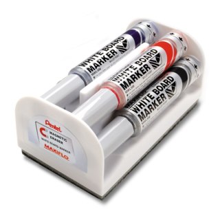 Marker suchościeralny wkład mix 2,0-2,5mm okrągła końcówka Pentel (MWL5M-4N-S)