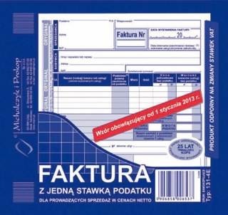 Druk samokopiujący S o/1k 2/3 A5 80k. Michalczyk i Prokop (131-4E)