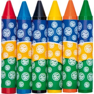 Kredki świecowe SUPER JUMBO 6 kol. Astra Baby (316023001)