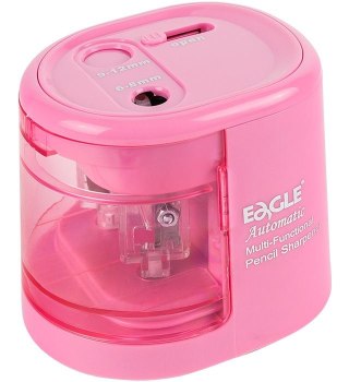 Temperówka elektryczna różowa na baterie różowa Eagle (EG-5161USB)