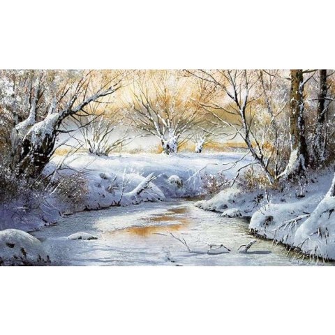 Kalendarz ścienny notatnikowy 2024 IMPRESJA POLSKIE 220mm x 490mm Lucrum (WN01)