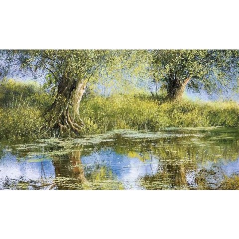 Kalendarz ścienny notatnikowy 2024 IMPRESJA POLSKIE 220mm x 490mm Lucrum (WN01)