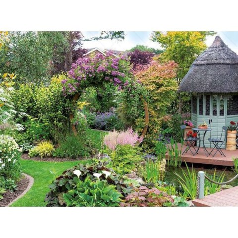 Kalendarz ścienny OGRODY RAJSKIE 13-planszowe 2024 320mm x 470mm Lucrum (RW11)