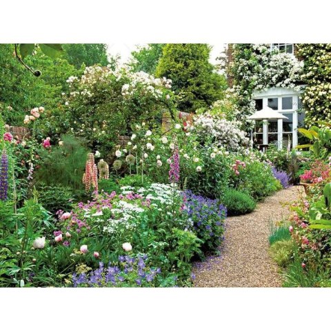 Kalendarz ścienny OGRODY RAJSKIE 13-planszowe 2024 320mm x 470mm Lucrum (RW11)