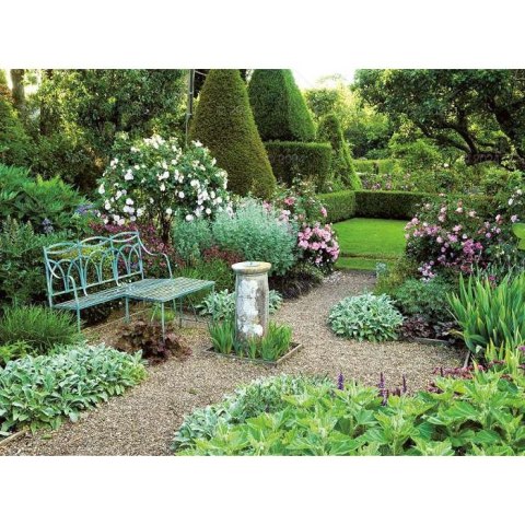 Kalendarz ścienny OGRODY RAJSKIE 13-planszowe 2024 320mm x 470mm Lucrum (RW11)