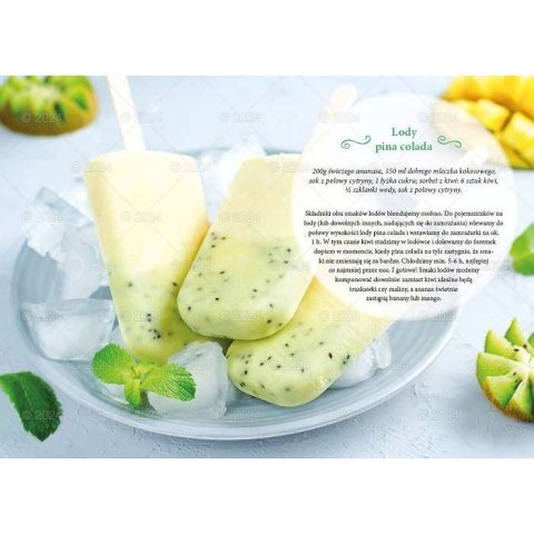 Kalendarz ścienny notatnikowy 2024 SŁODKIE CHWILE 220mm x 490mm Lucrum (WN03)