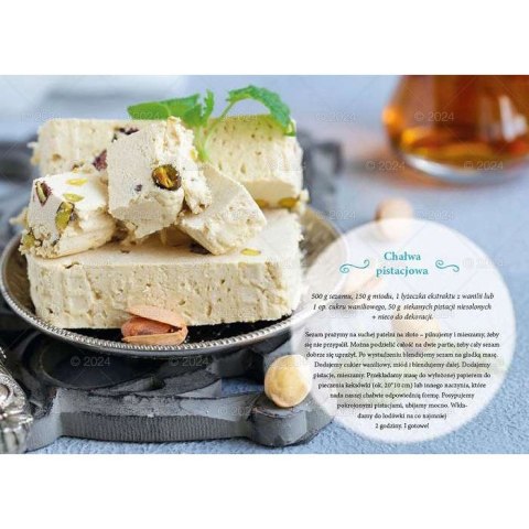 Kalendarz ścienny notatnikowy 2024 SŁODKIE CHWILE 220mm x 490mm Lucrum (WN03)