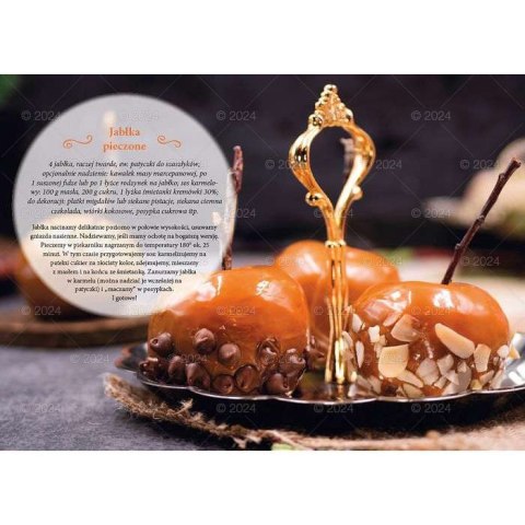 Kalendarz ścienny notatnikowy 2024 SŁODKIE CHWILE 220mm x 490mm Lucrum (WN03)