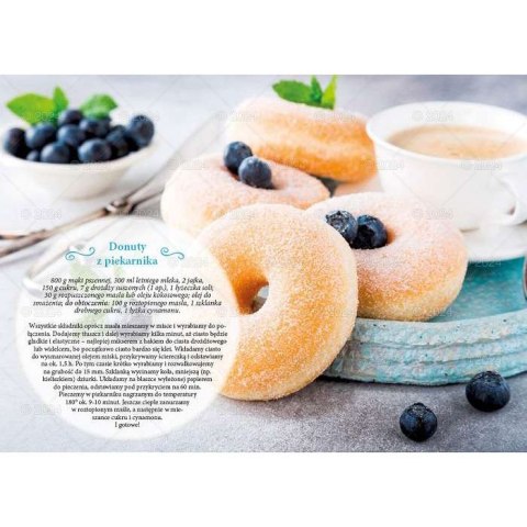 Kalendarz ścienny notatnikowy 2024 SŁODKIE CHWILE 220mm x 490mm Lucrum (WN03)