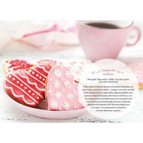 Kalendarz ścienny notatnikowy 2024 SŁODKIE CHWILE 220mm x 490mm Lucrum (WN03)