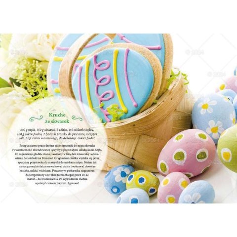 Kalendarz ścienny notatnikowy 2024 SŁODKIE CHWILE 220mm x 490mm Lucrum (WN03)