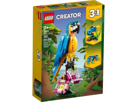 Klocki konstrukcyjne Creator Egzotyvczna papuga Lego (31136)