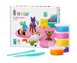 Masa plastyczna dla dzieci Tm Toys Hey Clay puchate zwierzęta - mix (HCL15023)