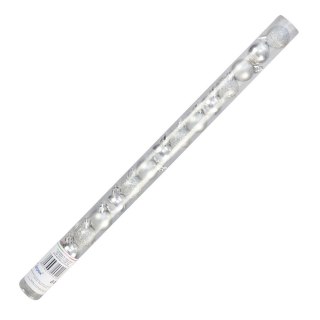 Bombki w tubie 16szt. srebrne 3cm plastik Arpex (BN6400SRE-4206)