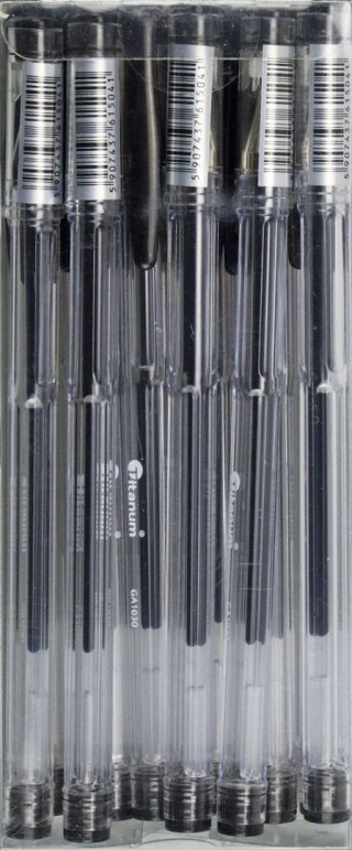 Długopis GA1030 wkład czarny 0,7mm Titanum (GA1030)
